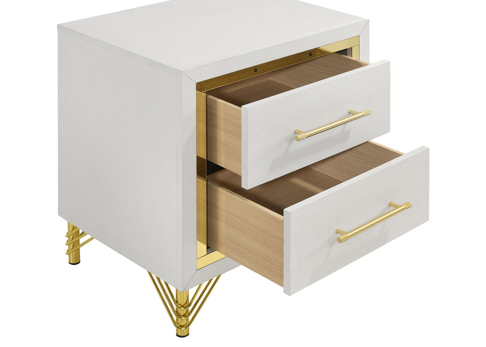 Lucia 4 & 5 Piece Bedroom Set King & Queen Beige & Grey