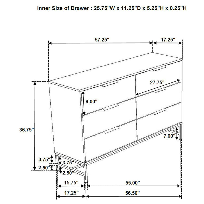 Sonora 4 & 5 Piece Bedroom Set
