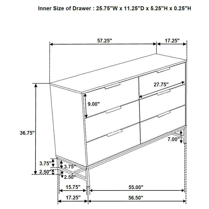 Sonora 4 & 5 Piece Bedroom Set