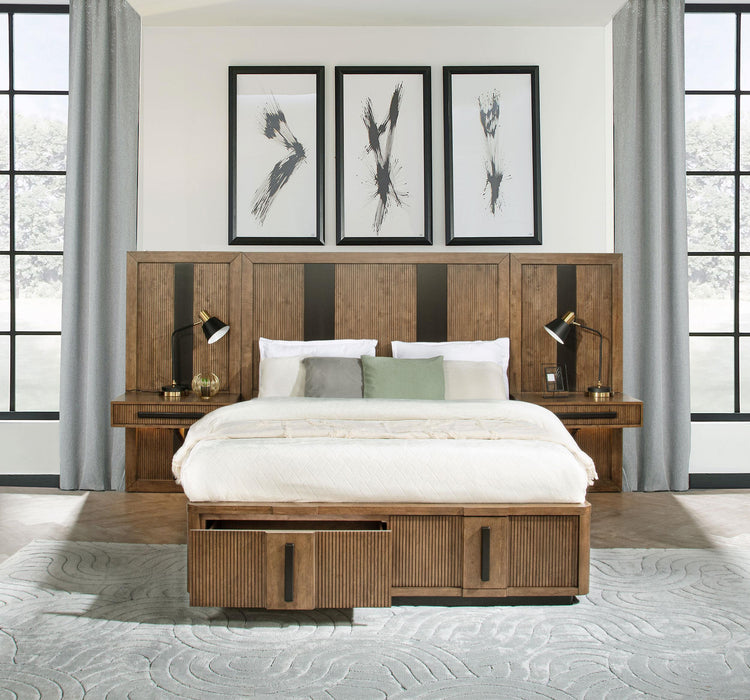 Terrace Panel Storage Bed Ash Brown