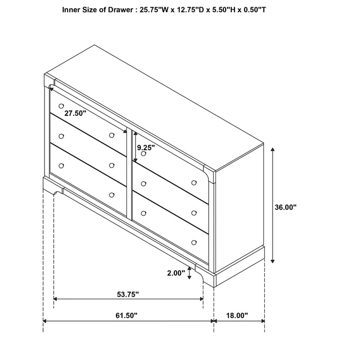 Gran Park 4 & 5 Piece Bedroom Set E.King, Queen, & Cal.King
