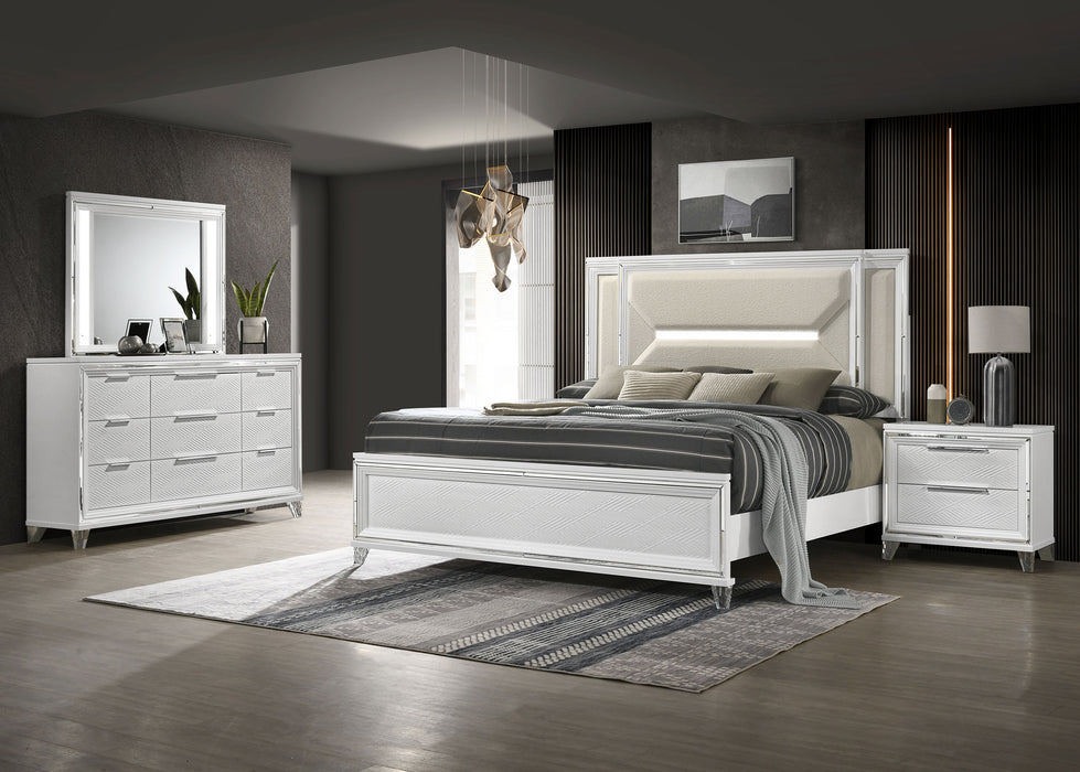 Marmore 4 & 5 Pc E.king, Cal.king, & Queen Bedroom Set
