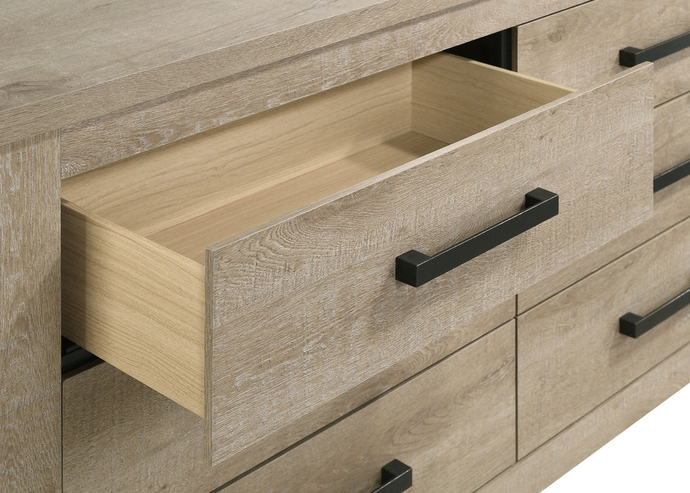 Oakglen Dresser With Mirrors