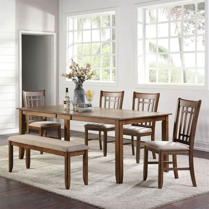 Liberty Furniture Santa Rosa II Rectangular Leg Table in Antique Honey