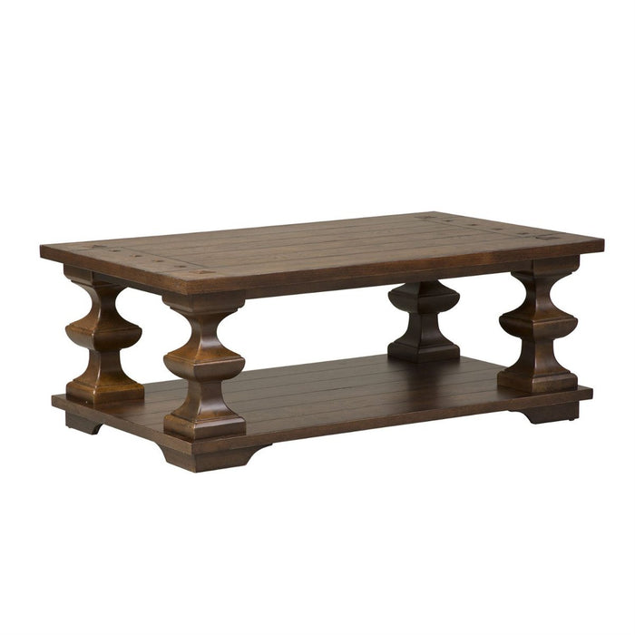 Liberty Sedona Cocktail Table in Kona Brown