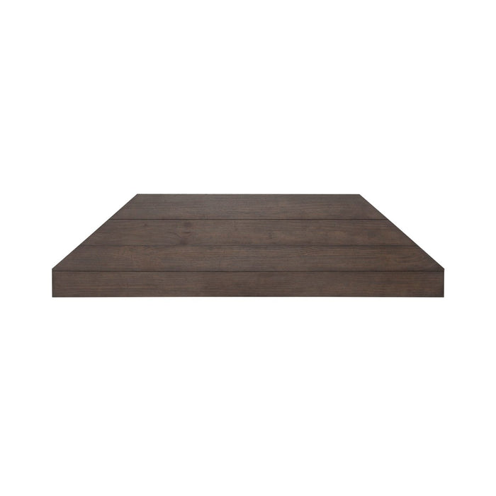 Liberty Furniture River Place Accent Console Table in Riverstone White & Tobacco EST SHIP TIME APPX 4 WEEKS