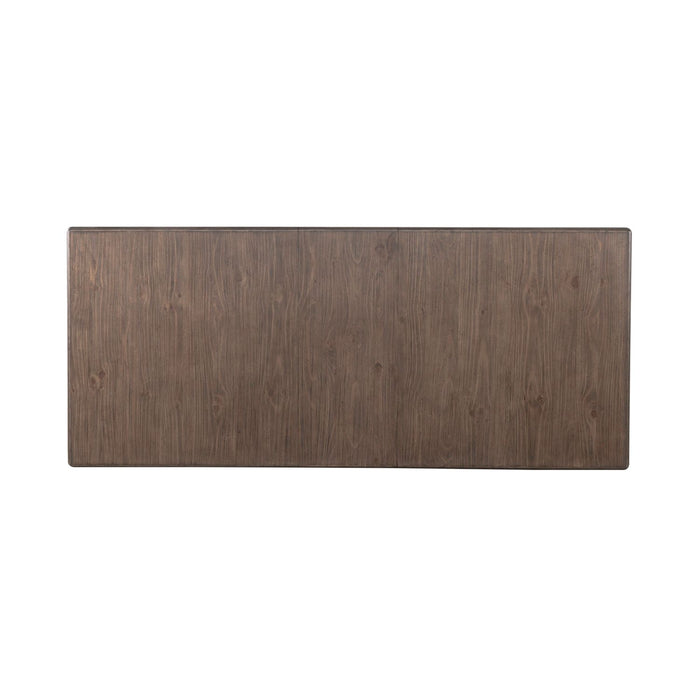 Liberty Furniture River Place Trestle Table in Riverstone Gray & Tobacco