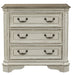 Liberty Magnolia Manor 3 Drawer Bedside Chest in Antique White image