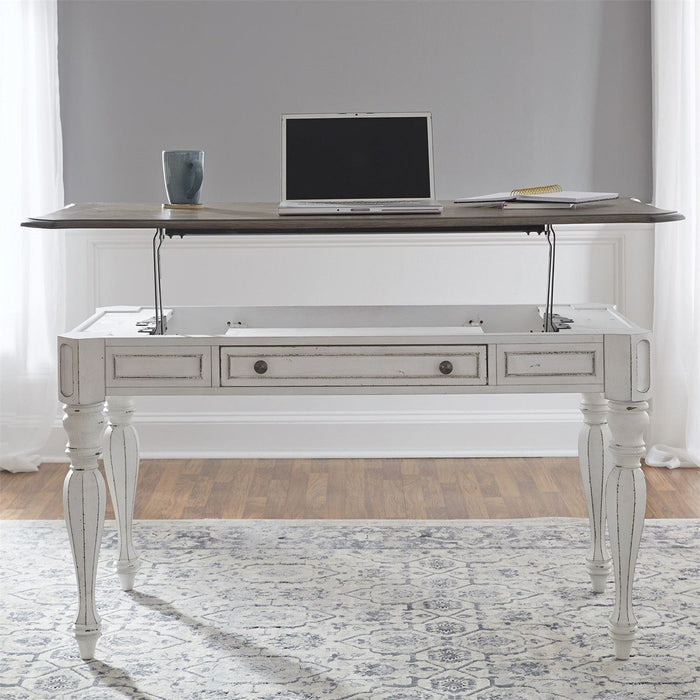Liberty Magnolia Manor Lift Top Writing Desk in Antique White image