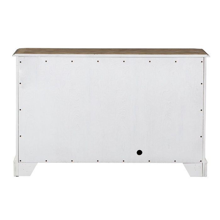 Liberty Magnolia Manor TV Console in Antique White