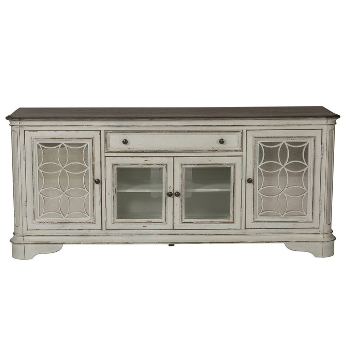 Liberty Magnolia Manor Entertainment TV Stand in Antique White image