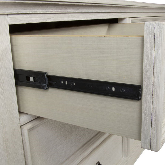 Liberty Funiture Bayside Leg Nightstand in Antique White