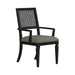 Liberty Furniture Caruso Heights Panel Back Arm Chair (Set of 2) in Aged Whiskey image