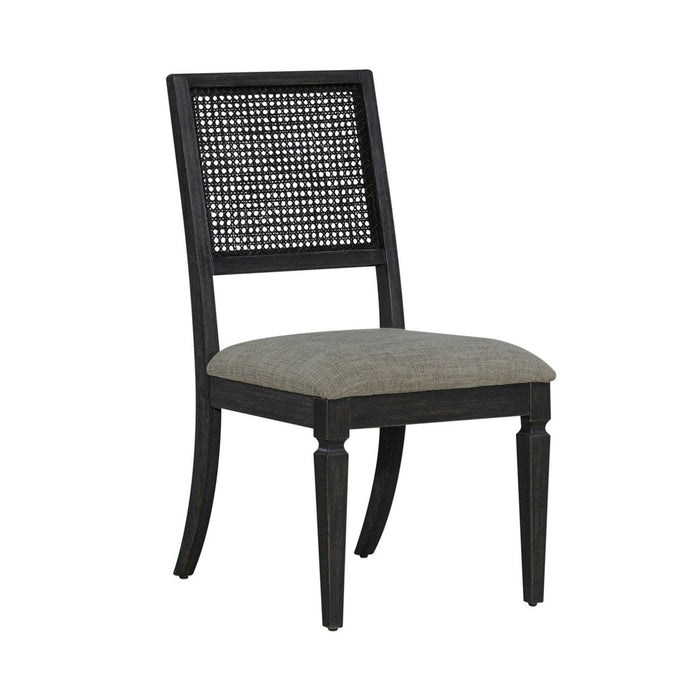 Liberty Furniture Caruso Heights Panel Back Side Chair (Set of 2) in Aged Whiskey image
