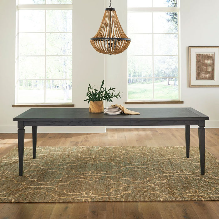 Liberty Furniture Caruso Heights Rectangular Leg Table in Aged Whiskey