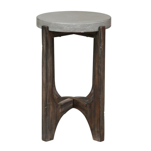Liberty Furniture Cascade Chair Side Table in Wire Brush Rustic Brown image