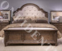 Liberty Furniture Paradise Valley King Upholstered Bed in Saddle Brown image