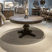 Liberty Furniture Paradise Valley Round Pedestal Table in Saddle Brown image