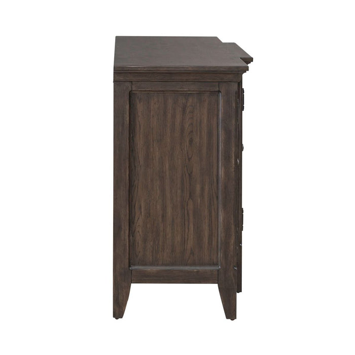 Liberty Furniture Paradise Valley 76 Inch TV Console in Saddle Brown