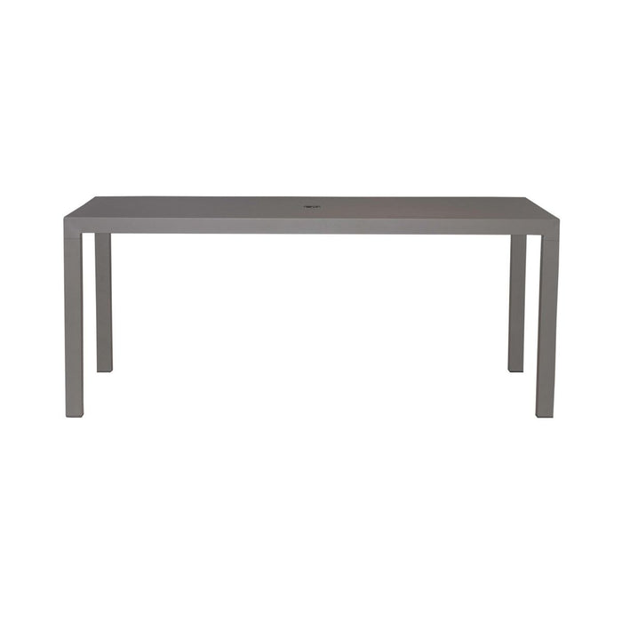Liberty Furniture Plantation Key Outdoor Rectangular Leg Table in Granite
