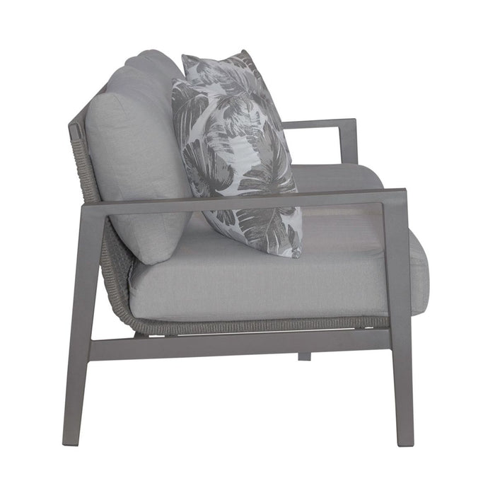 Liberty Furniture Plantation Key Outdoor Sofa in Granite