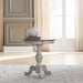 Liberty Furniture Ocean Isle Round End Table in Antique White with Weathered Pine image