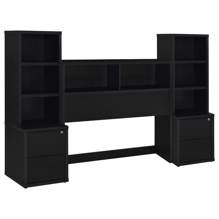 Westpark 5 Pc Twin & Full Bedroom Set Black, Brown & Natural