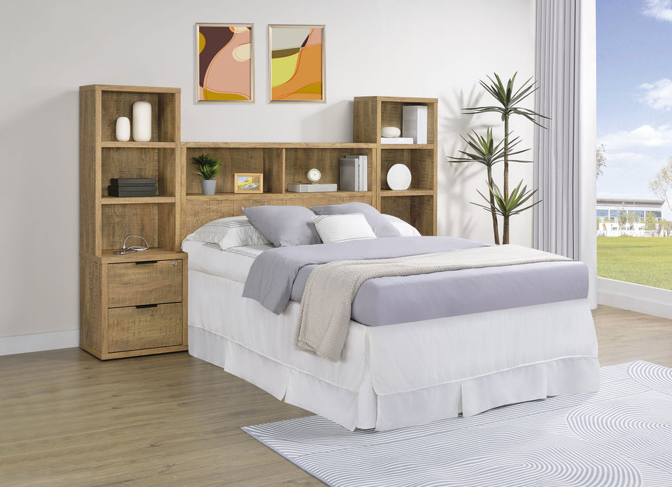 Westpark 5 Pc Twin & Full Bedroom Set Black, Brown & Natural