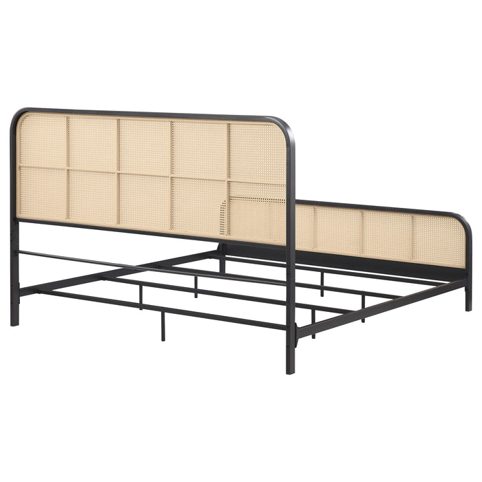 Lanewood Eastern King & Queen Bed Black & White