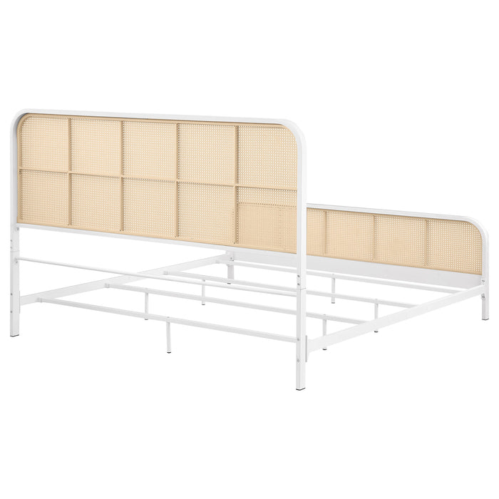 Lanewood Eastern King & Queen Bed Black & White