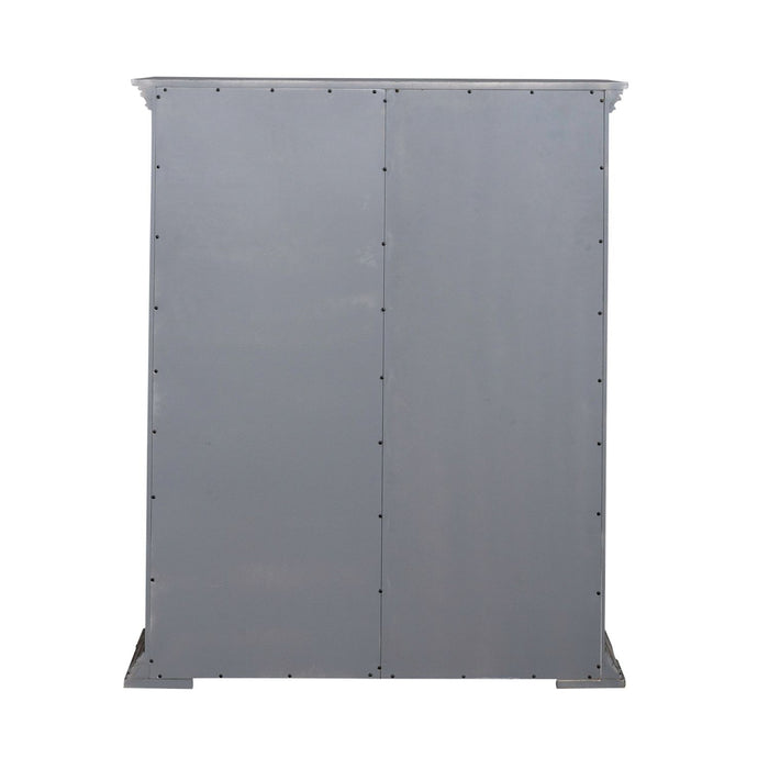 Liberty Furniture Big Valley Door Chest in Graystone