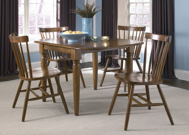 Liberty Furniture Creations II Drop Leaf Table in Tobacco Finish