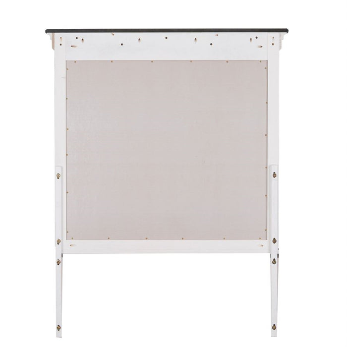 Liberty Furniture Allyson Park Mirror in Wirebrushed White