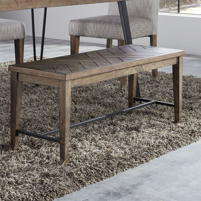 Liberty Furniture Horizons Bench (RTA) in Rustic Caramel