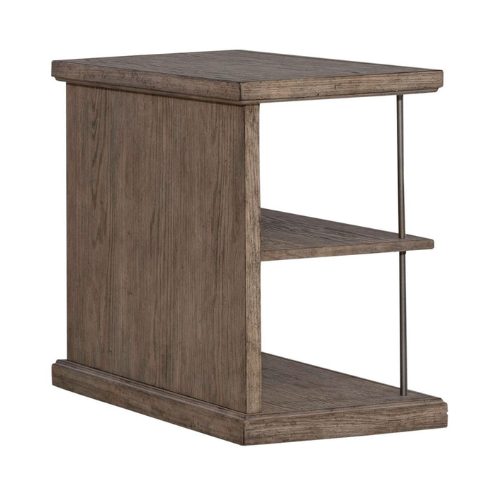 Liberty Furniture City Scape Chair Side Table in White Oak Veneers image