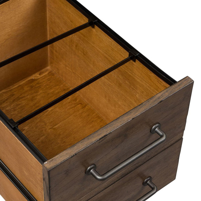 Liberty Sonoma Road Desk/Credenza in Weather Beaten Bark