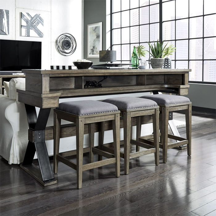 Liberty Sonoma Road Console Stool in Weathered Beaten Bark