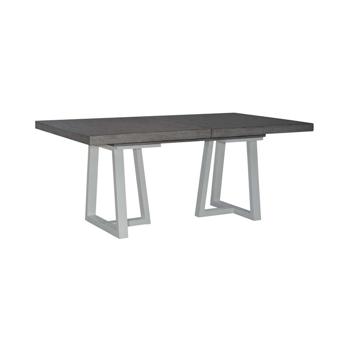 Liberty Furniture Palmetto Heights Double Pedestal Table in Two-Tone image