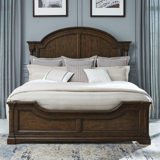 Liberty Furniture Arden Road Queen Arched Poster in Satin Cherry image