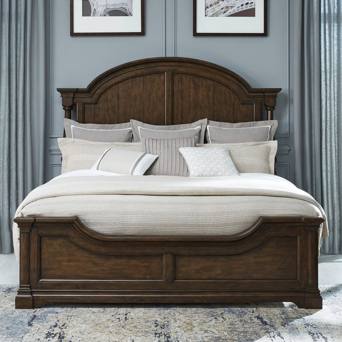 Liberty Furniture Arden Road Queen Arched Poster in Satin Cherry image