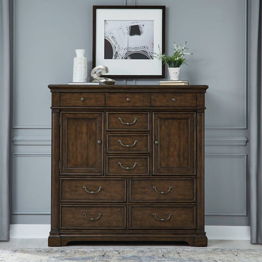 Liberty Furniture Arden Road 2 Door 10 Drawer Chest in Satin Cherry image