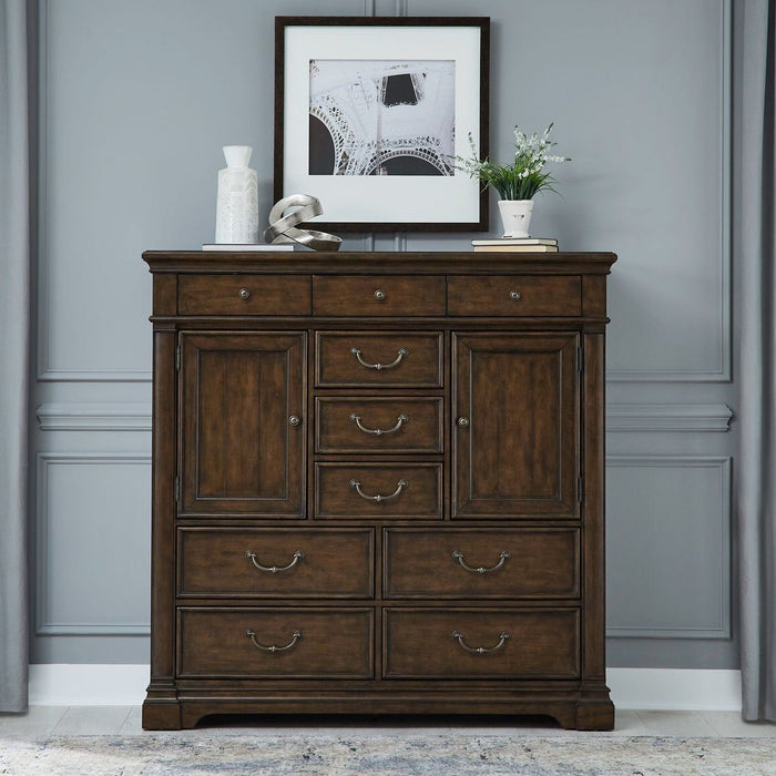 Liberty Furniture Arden Road 2 Door 10 Drawer Chest in Satin Cherry image