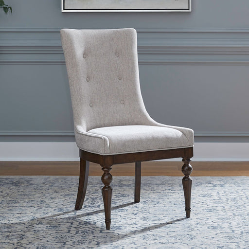 Liberty Furniture Arden Road Upholstered Side Chair (Set of 2) in Satin Cherry image