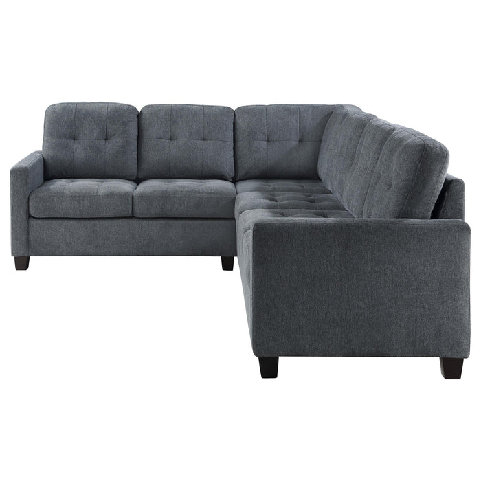 Georgina 4-piece Upholstered Modular Sectional Sofa Beige