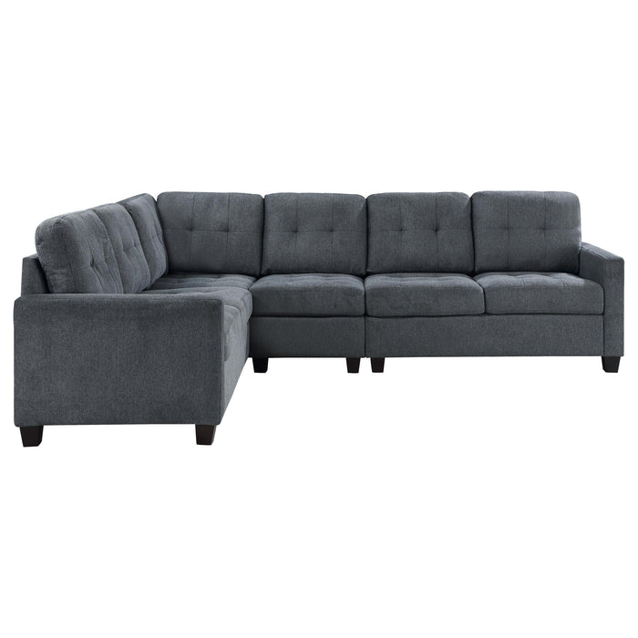 Georgina 4-piece Upholstered Modular Sectional Sofa Beige