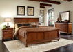 Liberty Furniture Rustic Traditions King Sleigh Bed in Rustic Cherry image