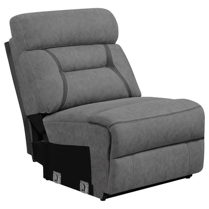 Higgins Reclining Grey Sectional