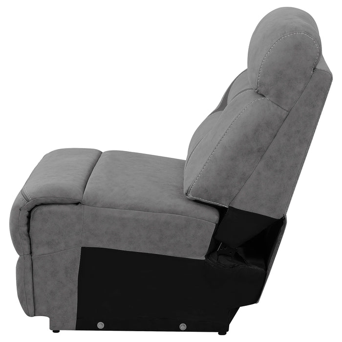 Higgins Reclining Grey Sectional