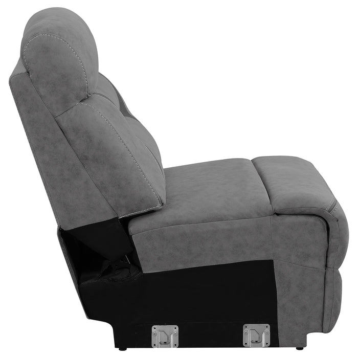 Higgins Reclining Grey Sectional