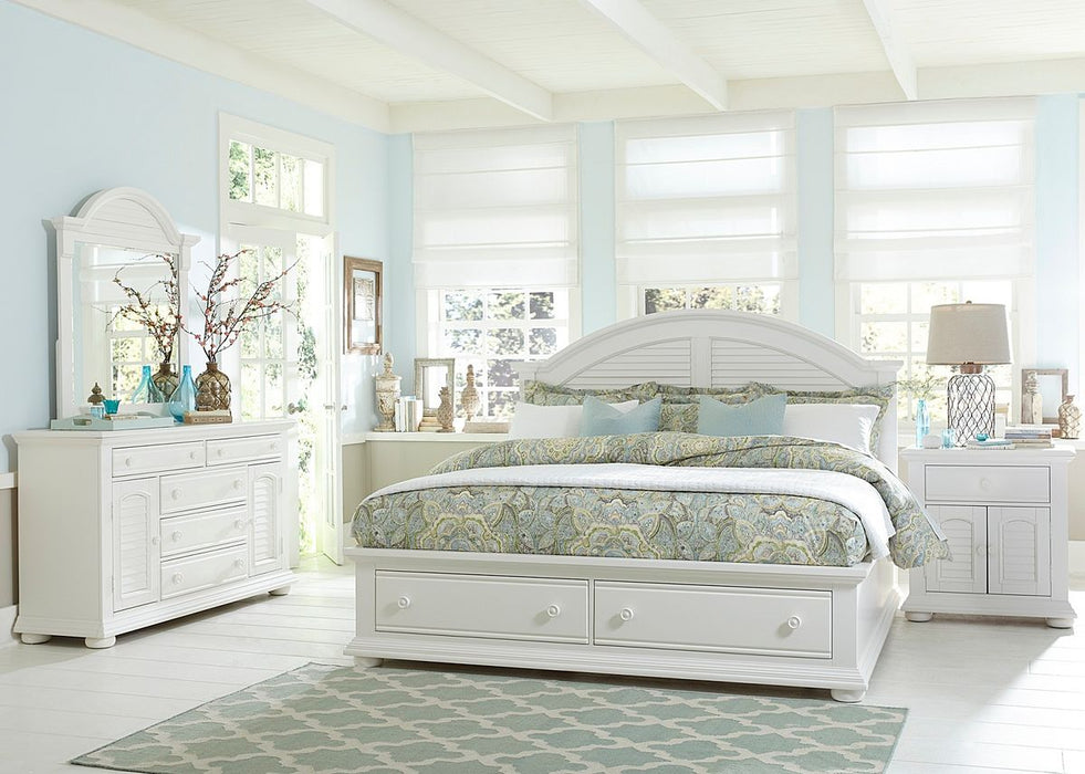 Liberty Furniture Summer House 1 Drawer Nightstand in Oyster White